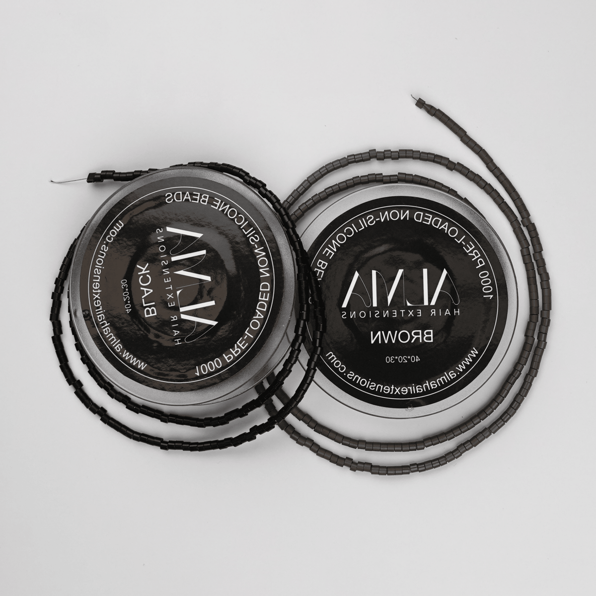 Pre - Loaded Micro Beads 4mm x 2mm x 3mm | | Alma Hair Extensions
