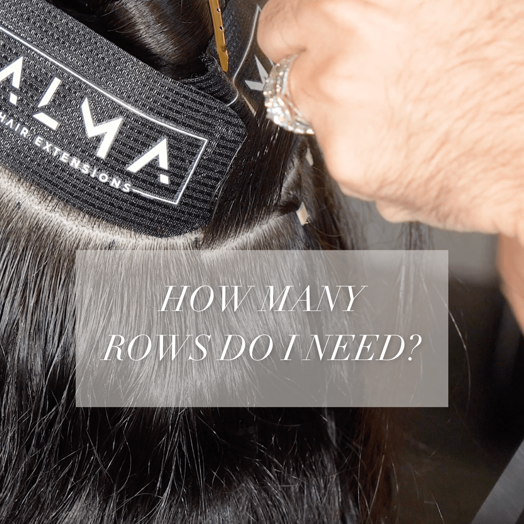 The Art of Volume: How Many Rows of Genius Volume Weft Do You Need? - Alma Hair Extensions blog