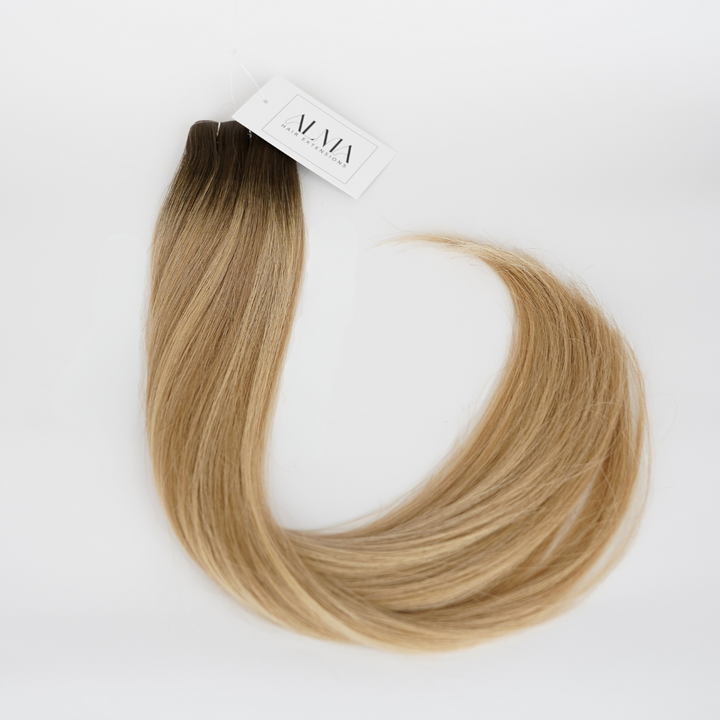 #2T12/18 Caramel Vanilla Swirl - Alma Genius Ultra Volume Weft