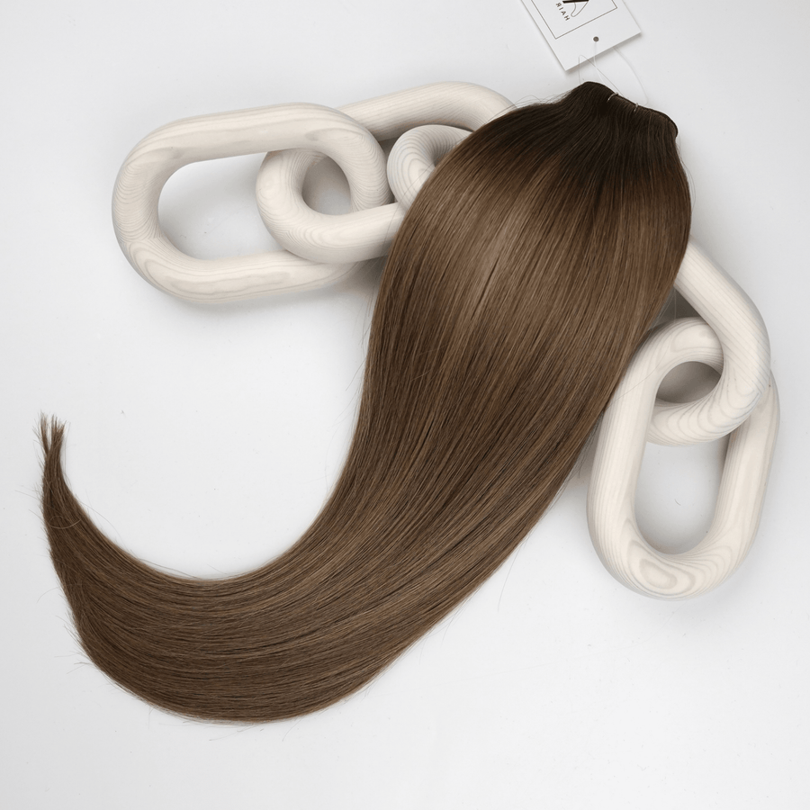 4T4/8 LV Balayage - Alma Triple Genius Volume Weft | WEFT | Alma Hair Extensions professional hair extensions by Alma Hair Extensions