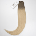 5AT60B Melted Powdered Sugar - Alma Double Genius Volume Weft | DOUBLE WEFT | Alma Hair Extensions