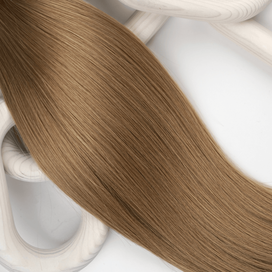 8 Honey Butter - Alma Triple Genius Volume Weft | WEFT | Alma Hair Extensions professional hair extensions by Alma Hair Extensions