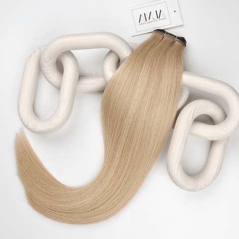 P18/60 Vanilla Crème - Alma Triple Genius Volume Weft | WEFT | Alma Hair Extensions