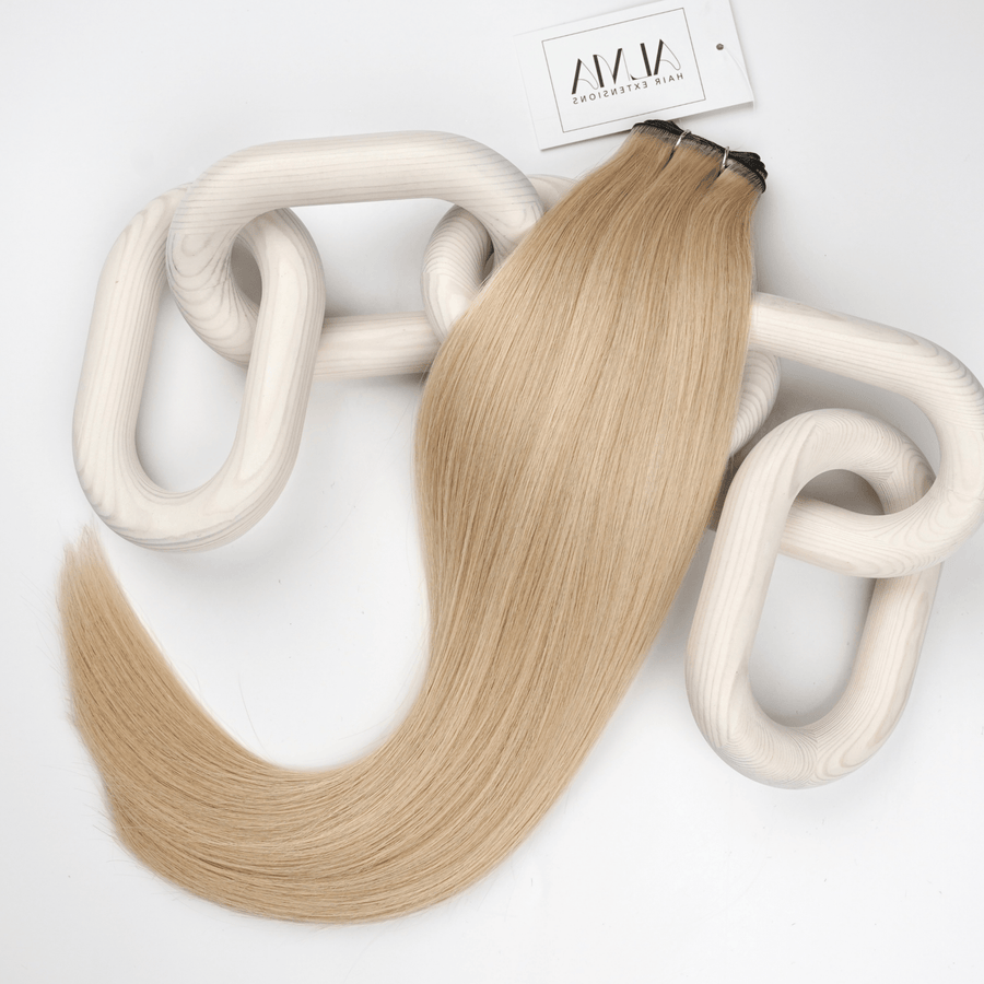 P18/60 Vanilla Crème - Alma Triple Genius Volume Weft | WEFT | Alma Hair Extensions professional hair extensions by Alma Hair Extensions