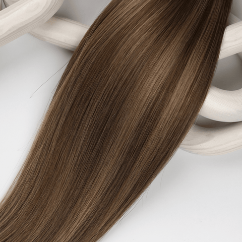 P4/8 Ashy Mocha - Alma Triple Genius Volume Weft | WEFT | Alma Hair Extensions weft hair extensions by Alma