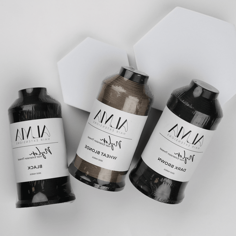 Nylon Thread | | Alma Hair Extensions weft hair extensions by Alma