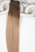 2T12/18 Caramel Vanilla Swirl - Alma Triple Genius Volume Weft | WEFT | Alma Hair Extensions