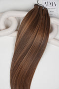 P2/6 Chocolate Burnt Caramel - Alma Double Genius Volume Weft | DOUBLE WEFT | Alma Hair Extensions