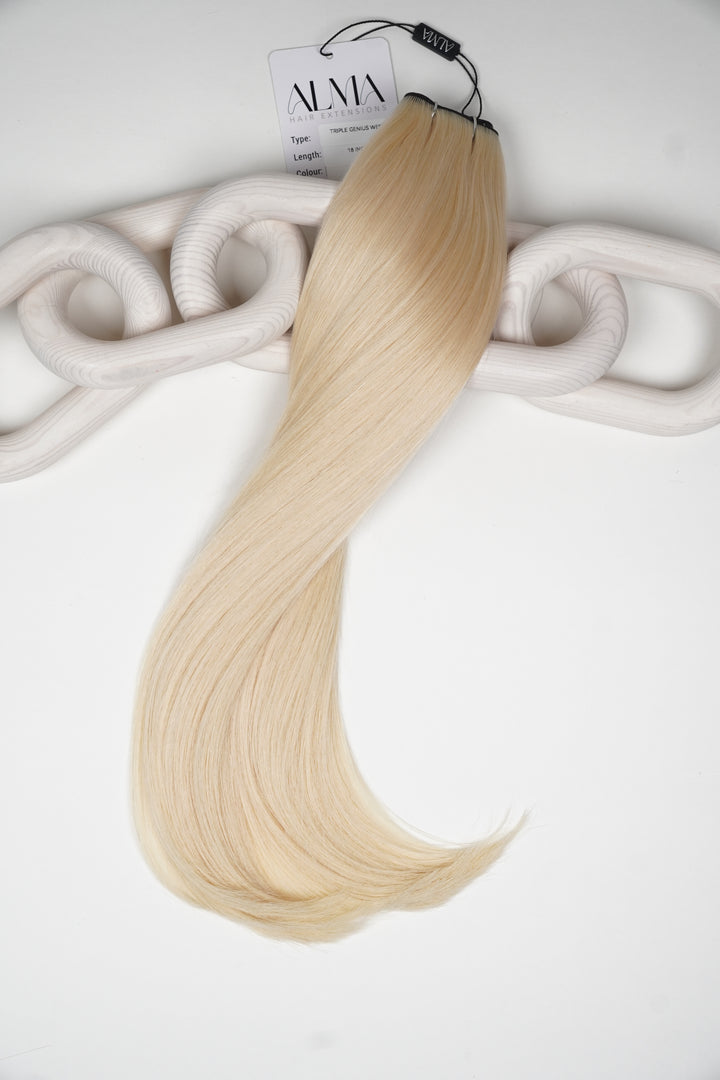 #1001 Vail Blonde - Alma Triple Genius Volume Weft