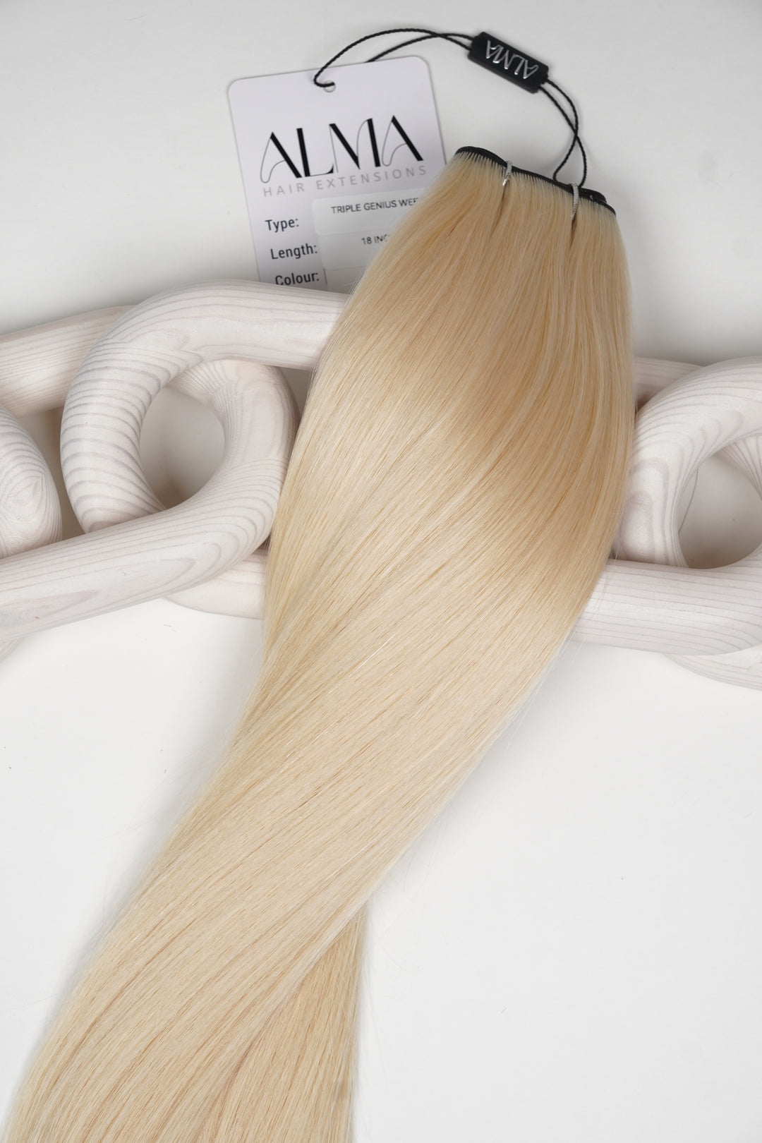 #1001 Vail Blonde - Alma Triple Genius Volume Weft